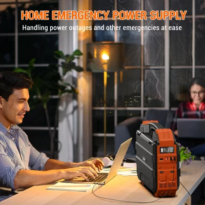 BROWEY C600 - Portable Power Station with Solar Panel